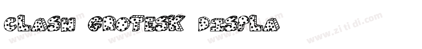 Clash Grotesk Displa字体转换